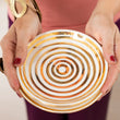 Load image into Gallery viewer, Gold Stripe Plate