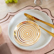 Load image into Gallery viewer, Gold Stripe Plate