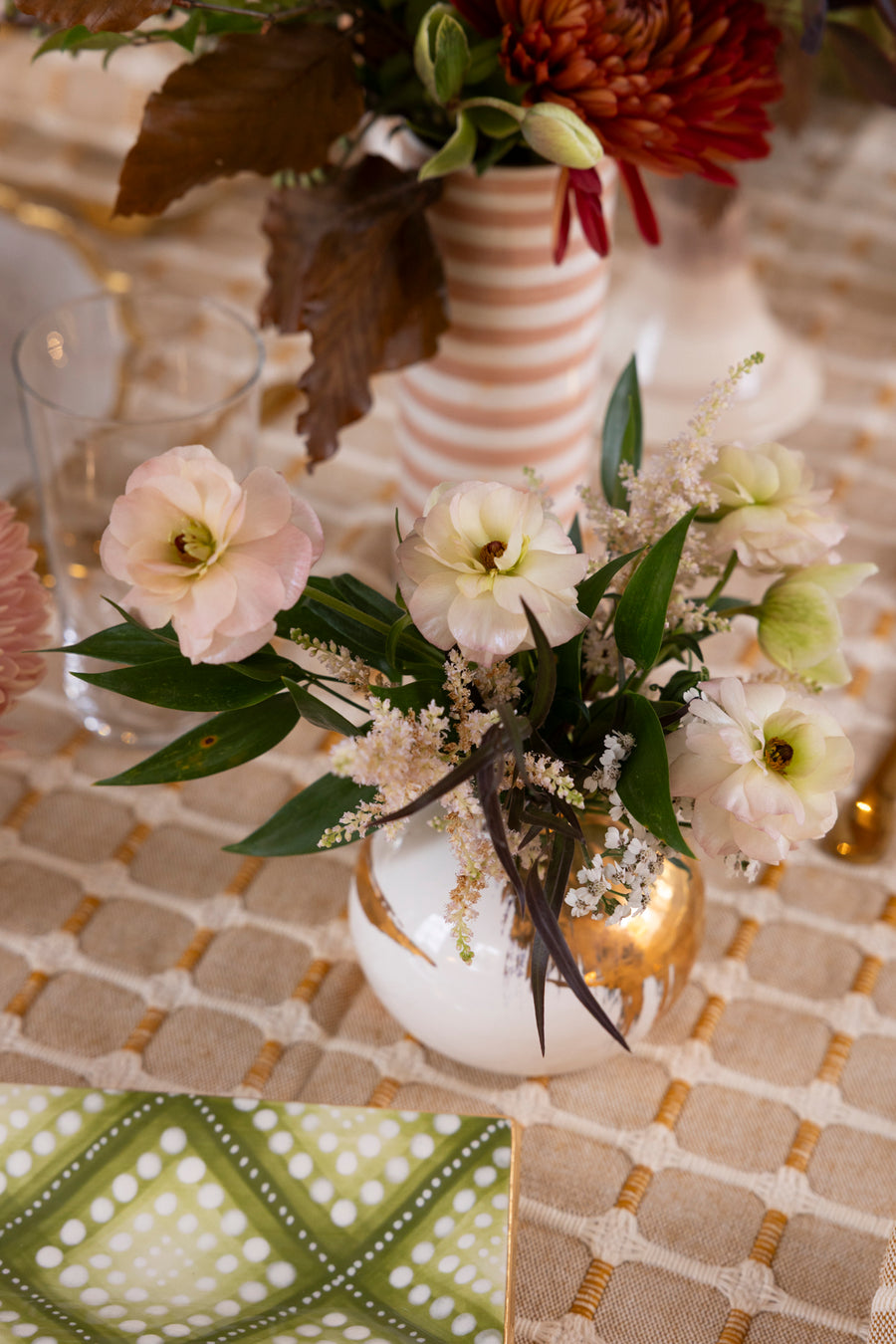 Honey Crisp- Gold Bud Vase