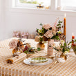 Load image into Gallery viewer, Hopsack Tablecloth with Hand Knotted Fringe- Honey

