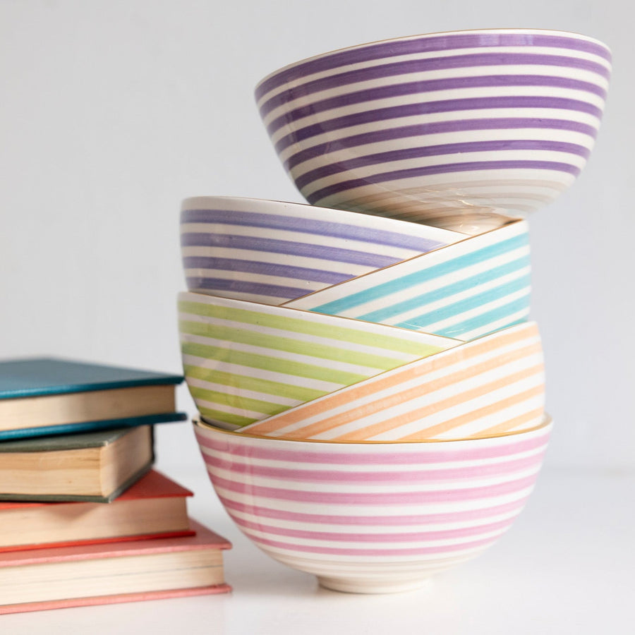Candy Bowls in Combo Stripe