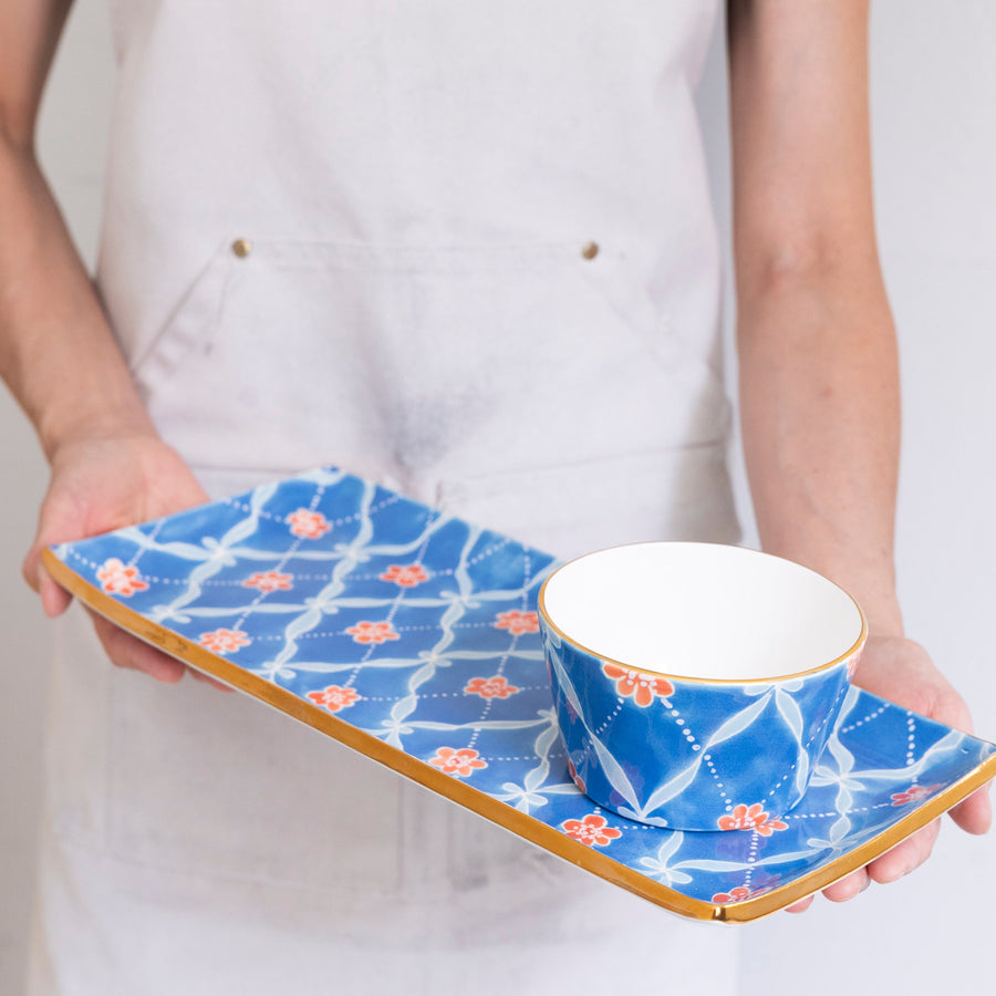 Parkr Posey Cocktail Tray w/Dip Bowl