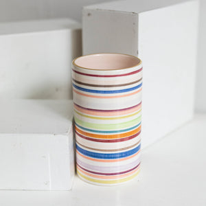 Soho Stripe #5 Skinny Cylinder Vase