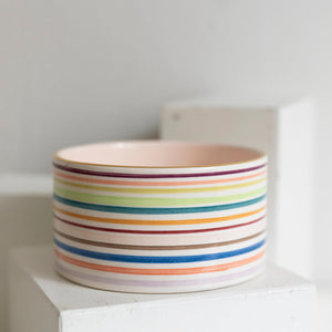 Soho Stripe Ice Cream Bowl