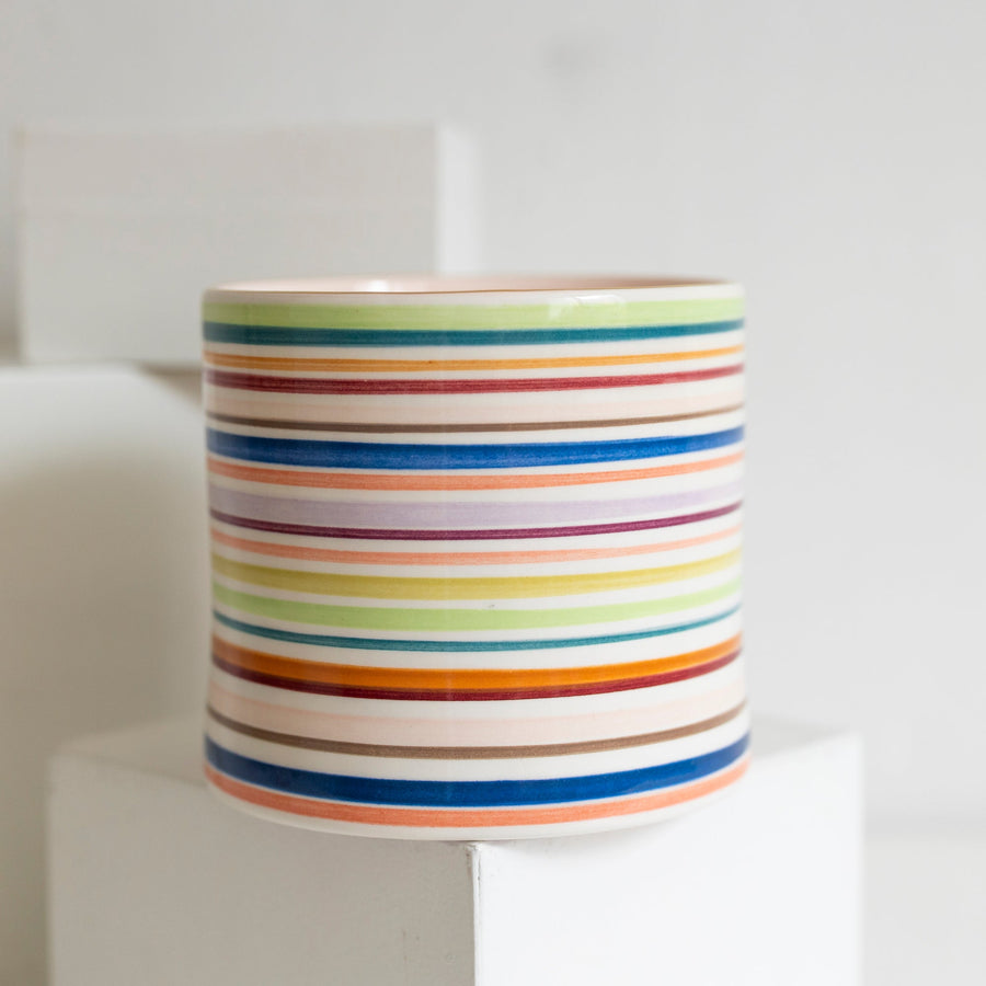 Soho Stripe Peony Vase