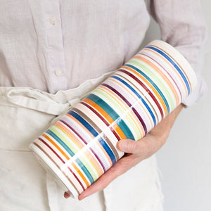 Soho Stripe #10 Cylinder Vase