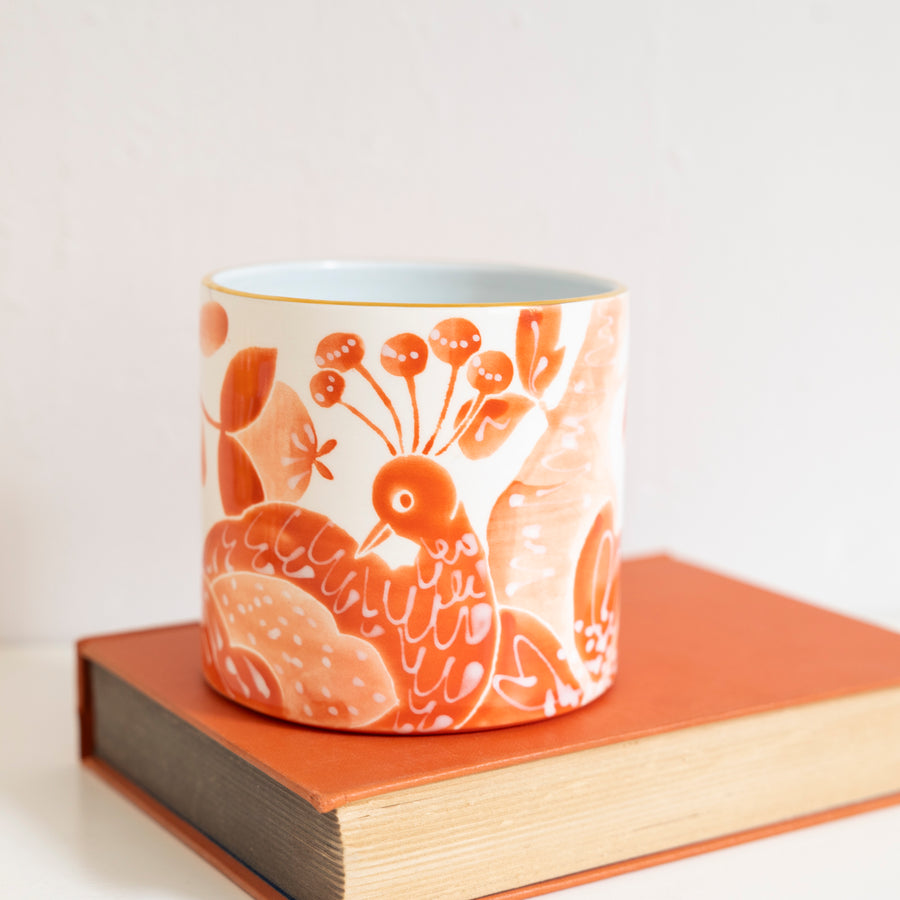Le Bird Peony Vase