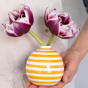 Slinky Stripe Bud Vase