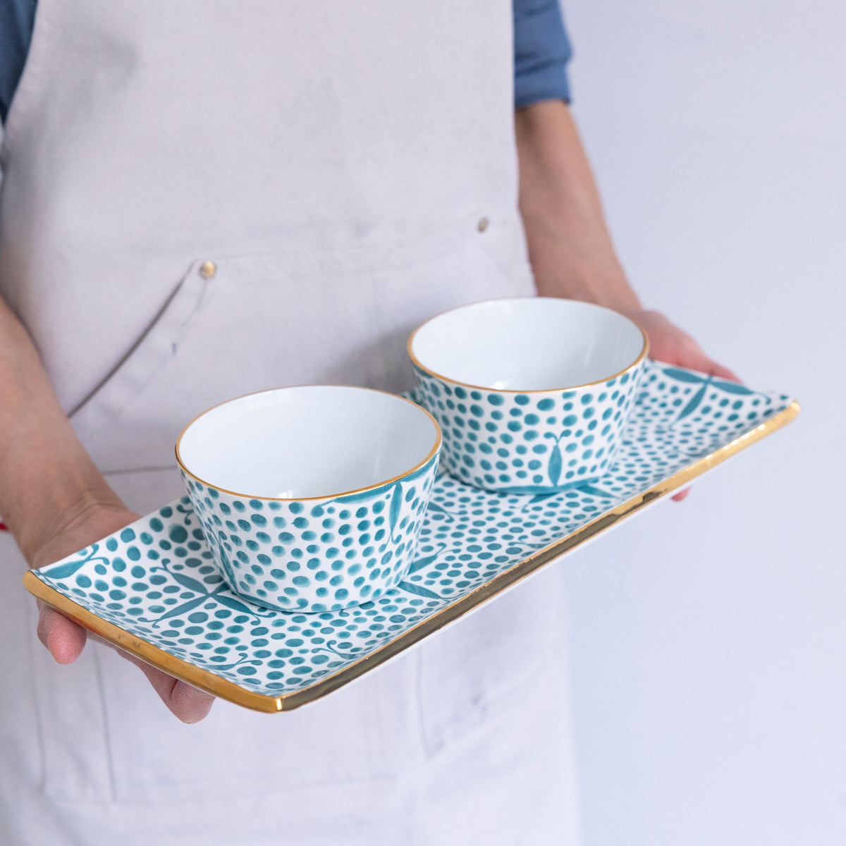 Kooky Dot Cocktail Tray and Dip Bowls – Jill Rosenwald