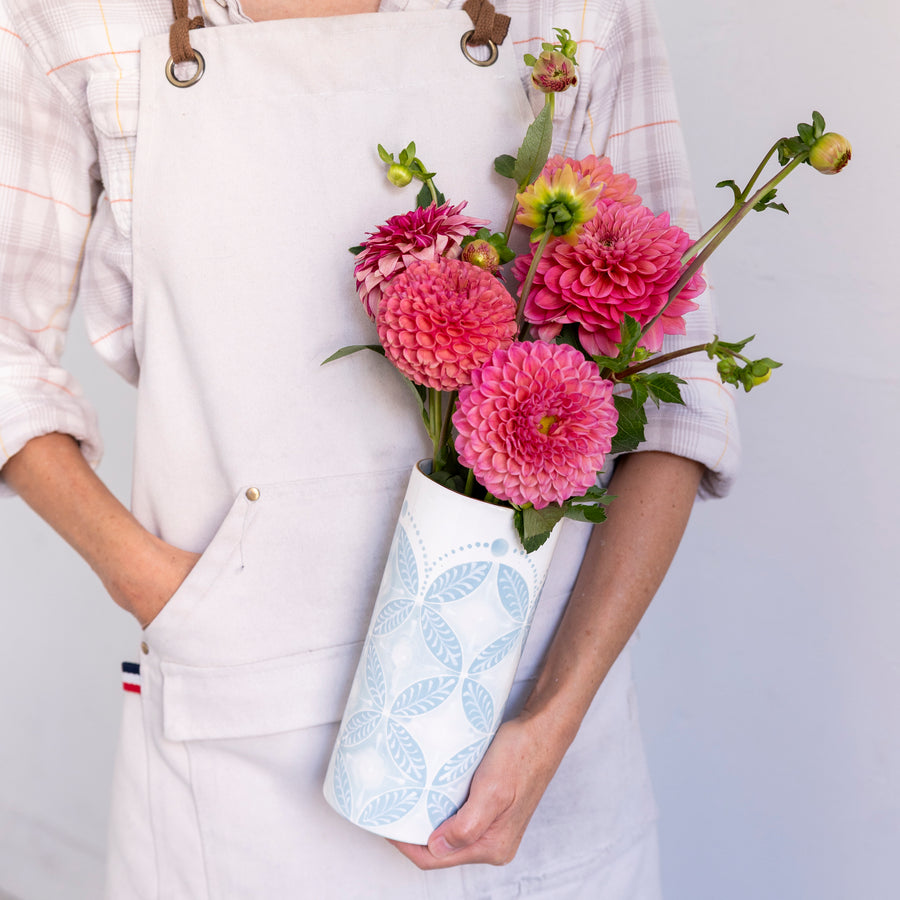 #6 Cylinder Vase in Flora