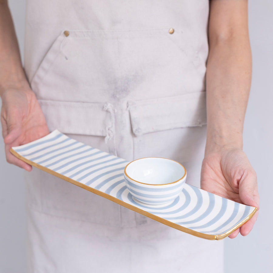 Ready To Ship- Oyster Tray w/Pinch Bowl