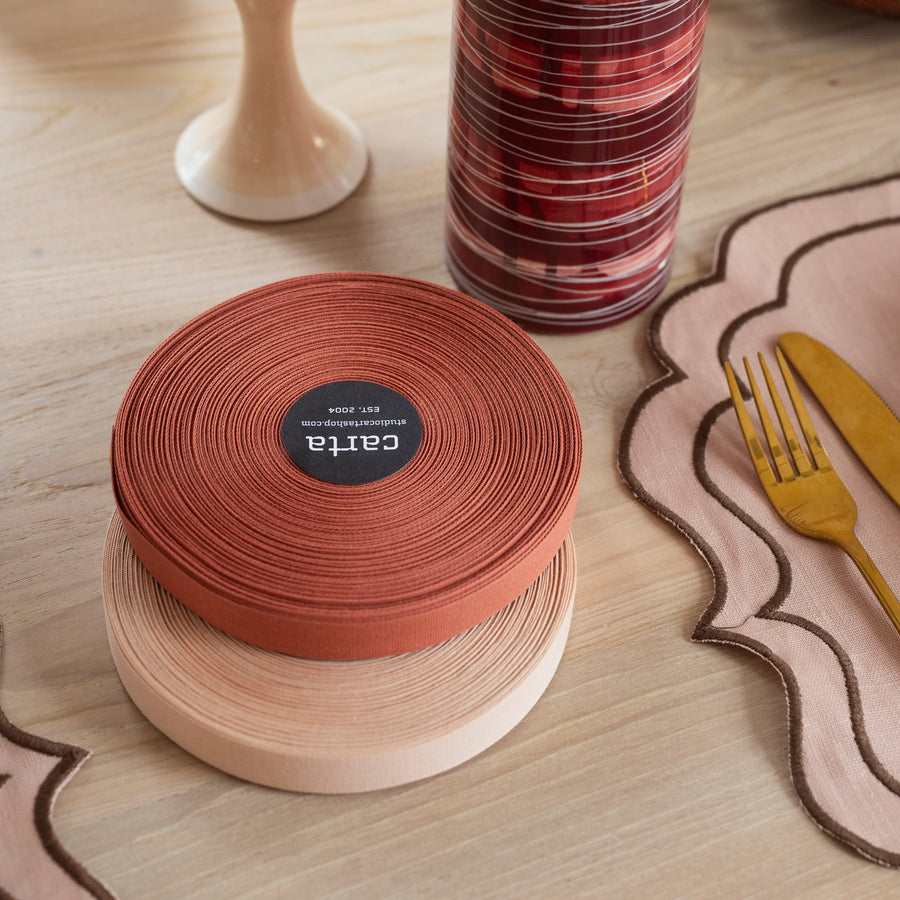 Blush Cotton Ribbon