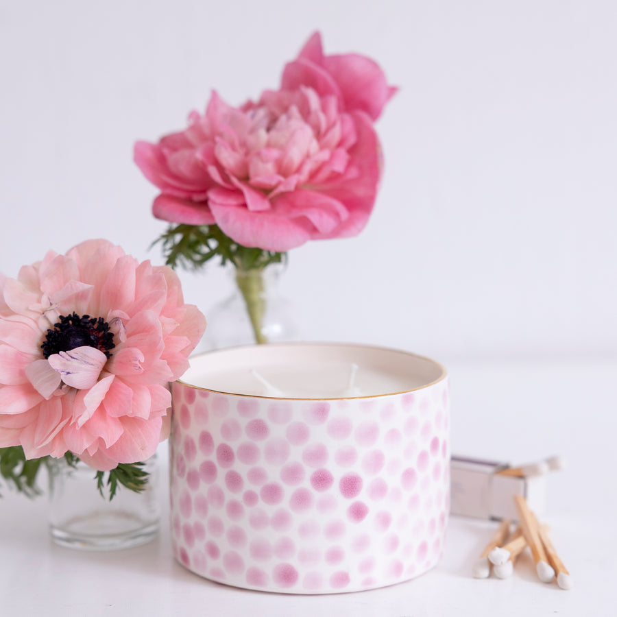 Mother's Day White Tea Lavender Candle