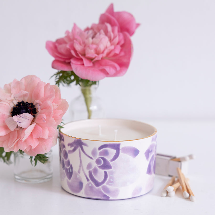 Mother's Day White Tea Lavender Candle