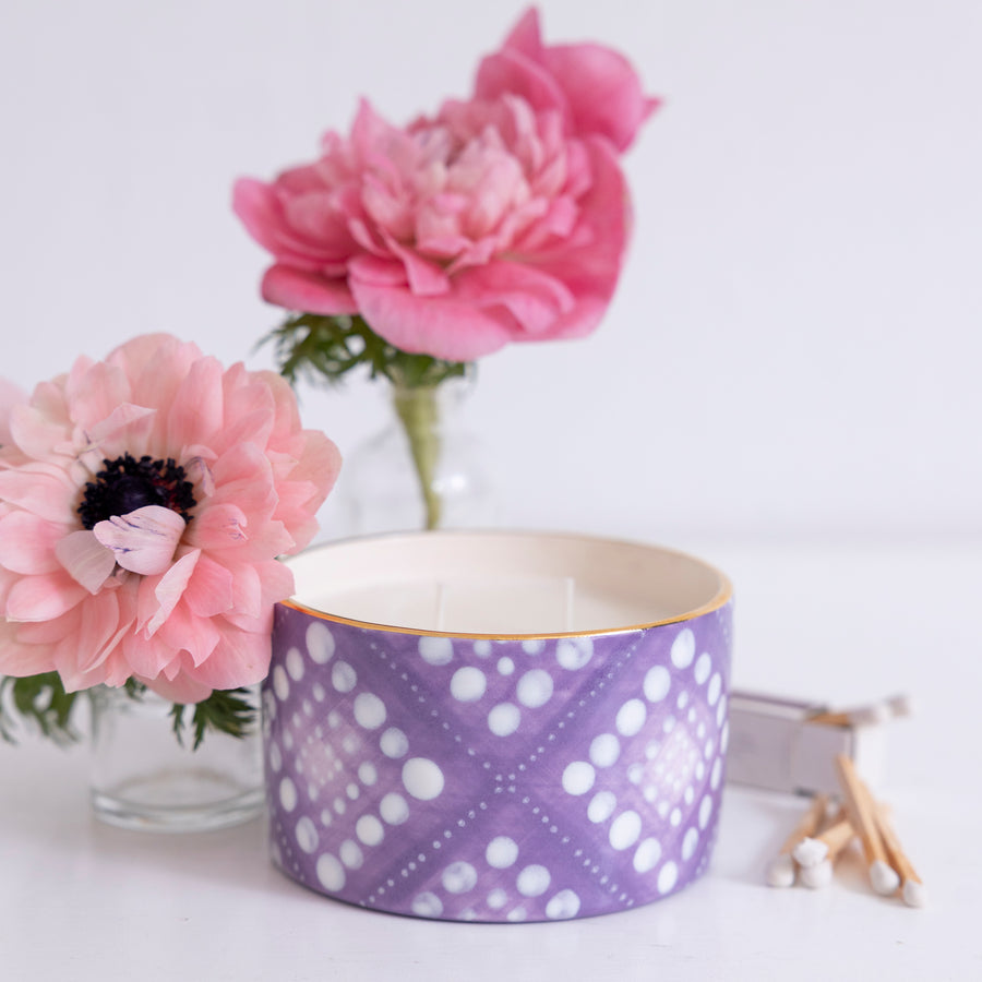 Mother's Day White Tea Lavender Candle