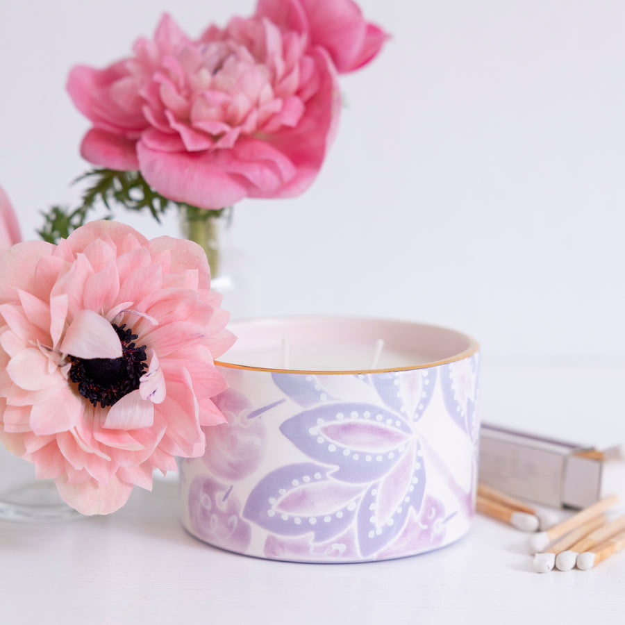 Mother's Day White Tea Lavender Candle