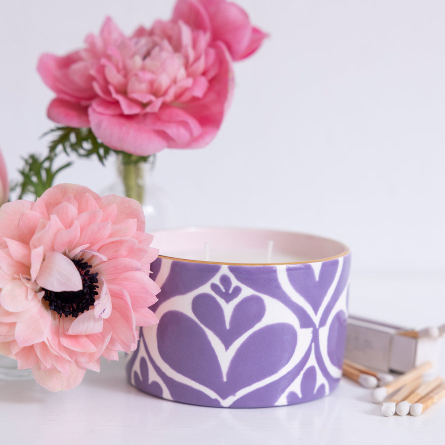 Mother's Day White Tea Lavender Candle