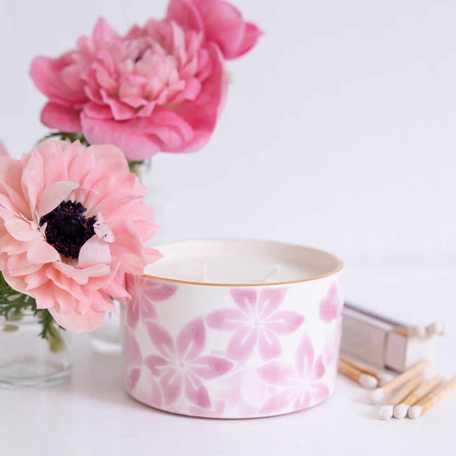 Mother's Day White Tea Lavender Candle