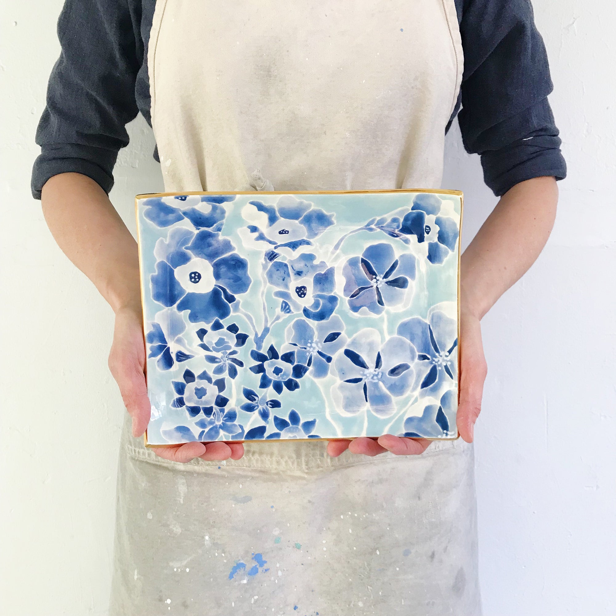 Pripet Letter Tray in Cadet/Indigo – Jill Rosenwald