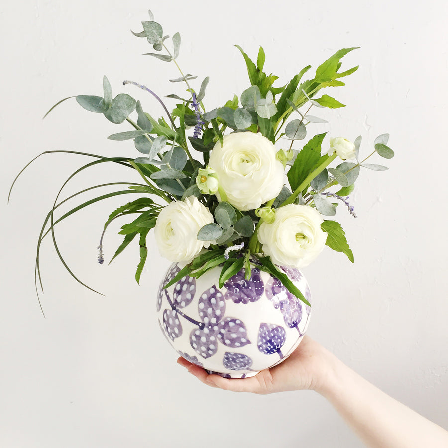 Bali Toile Belly Bowl