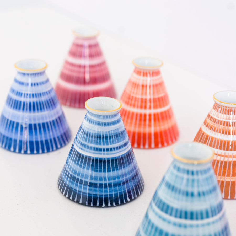 Candlestick and Tapers- Prussian