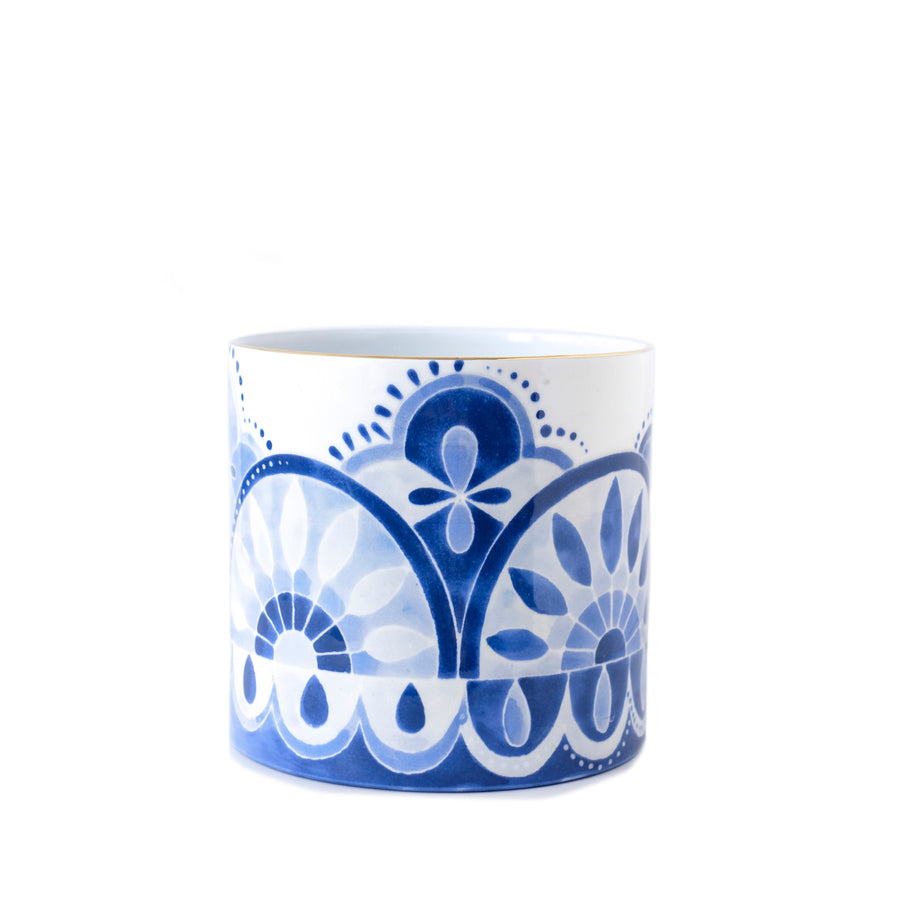 Le Cirque Orchid Vase in indigo