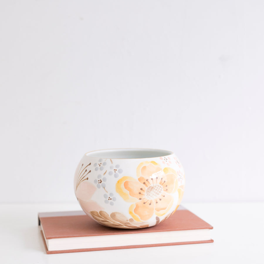 Small Belly Bowl in Poppy Multi