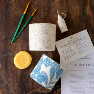 Workshop Kit: Bali Toile Peony Vase