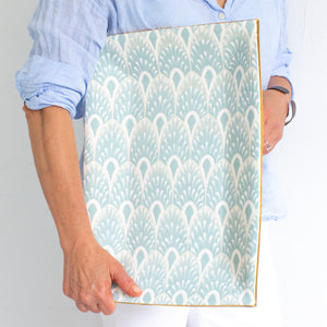 West Palm Caviar Tray in Cadet