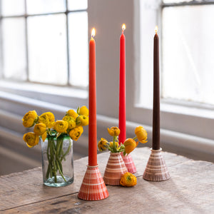 Candlestick and Tapers- Cobbnut