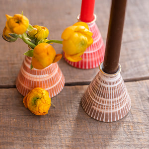 Candlestick and Tapers- Cobbnut