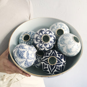 Fans Bud Vase in Delft