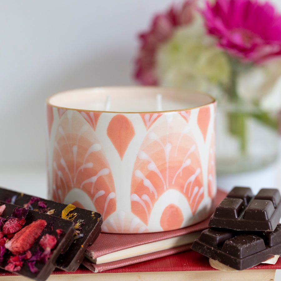V-Day Candle in Posey