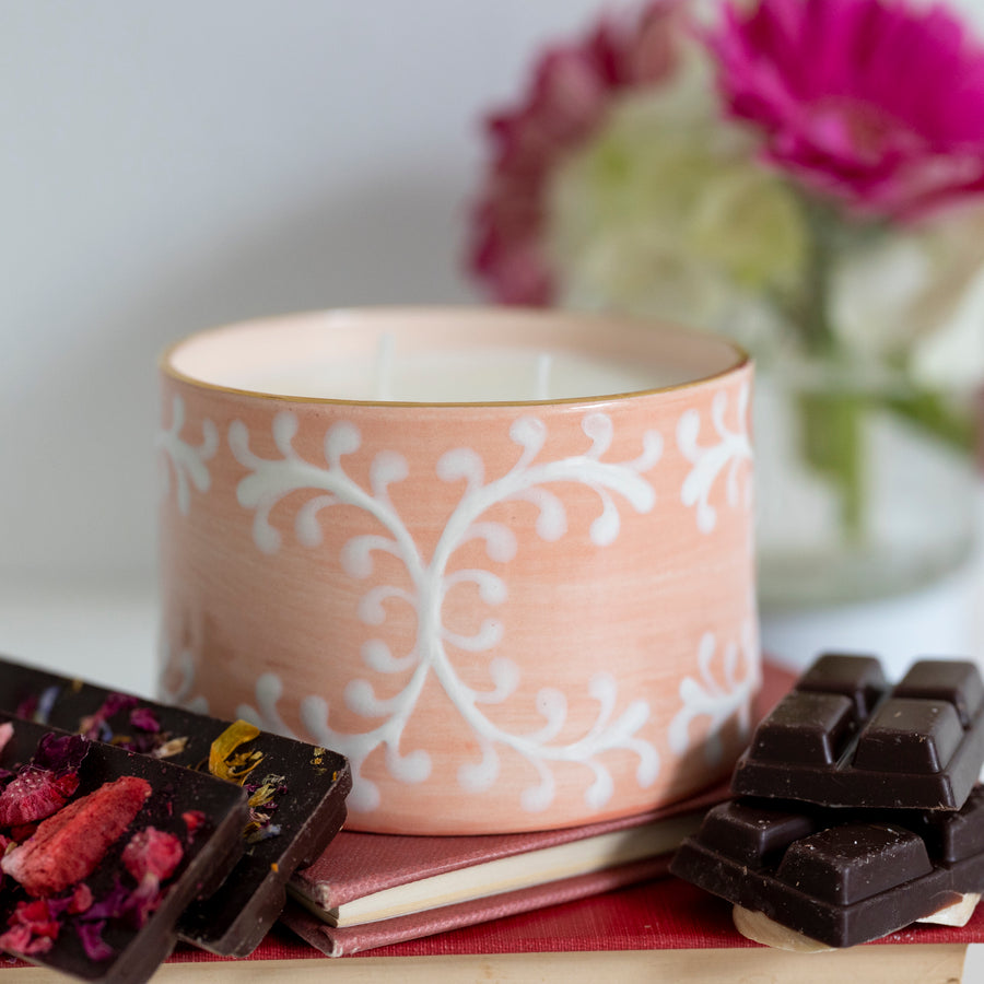V-Day Candle in Posey