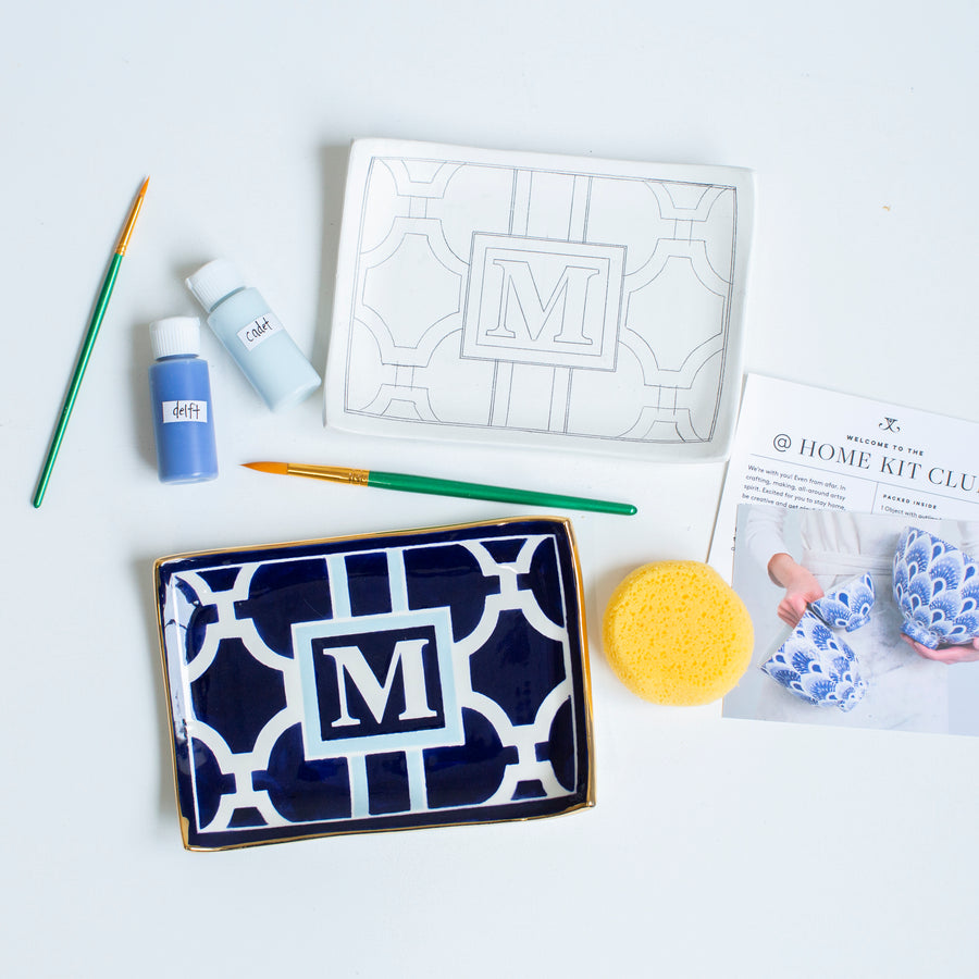 Workshop Kit: Monogram Sake Tray