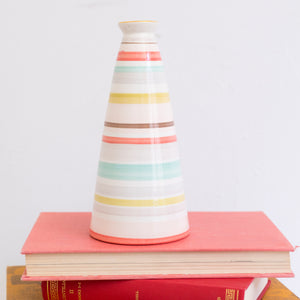 Mamma Mia Stripe Tall Candlestick