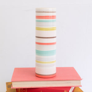 Mamma Mia Stripe #7 Skinny Vase