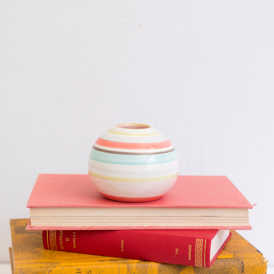 Mamma Mia Stripe Bud Vase