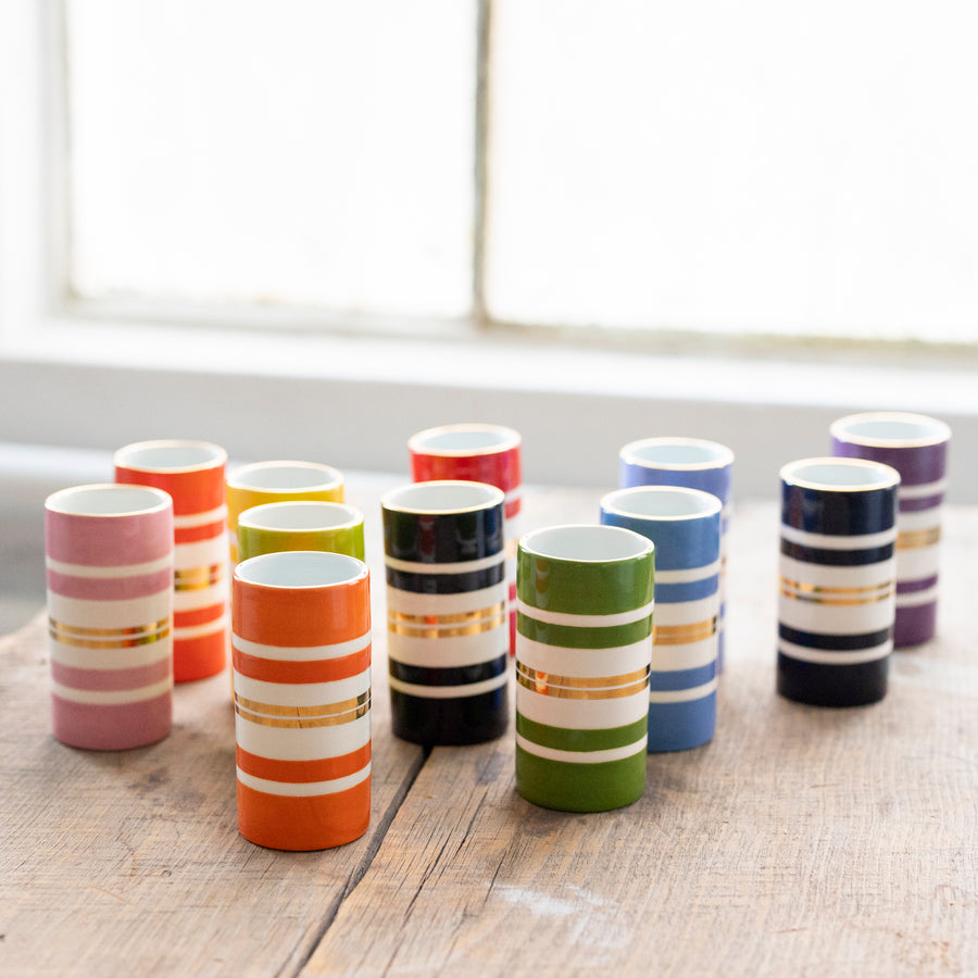 Capri Stripe #5 Skinny Vases (Alt. Stripe Version)