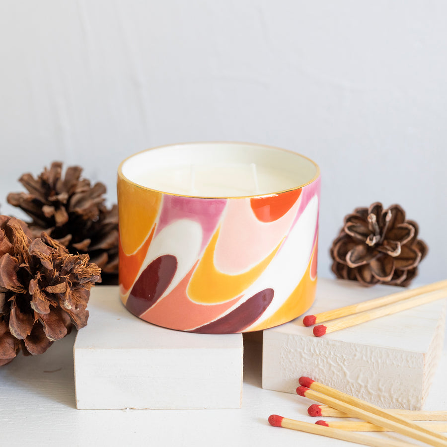 Louche Fireside Embers Double Wick Candle