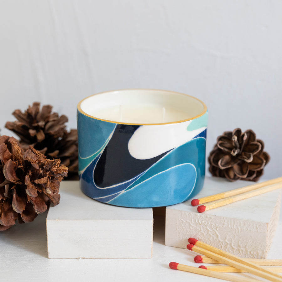 Louche Fireside Embers Double Wick Candle