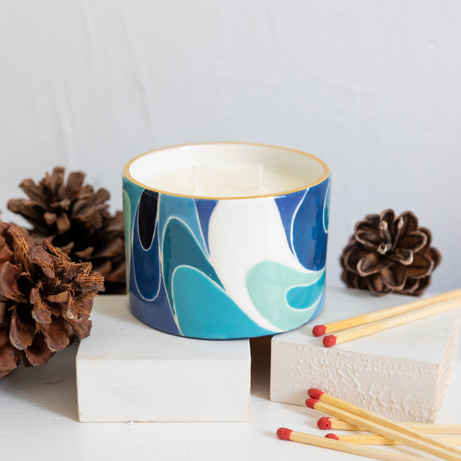 Louche Fireside Embers Double Wick Candle