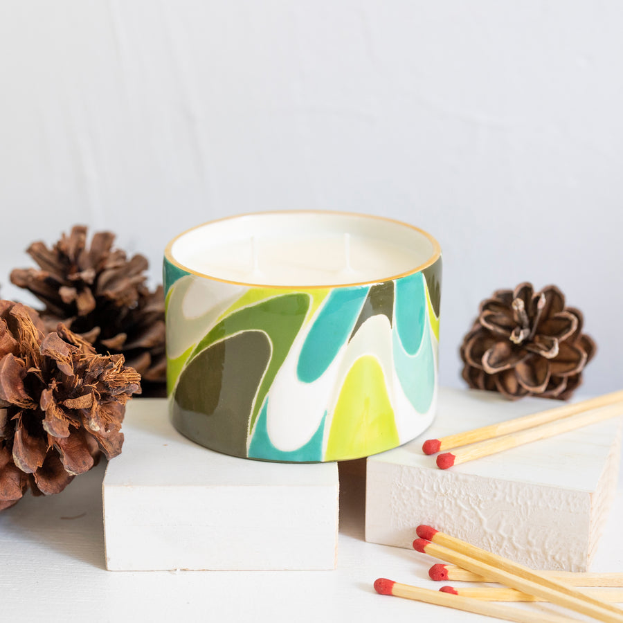 Louche Fireside Embers Double Wick Candle