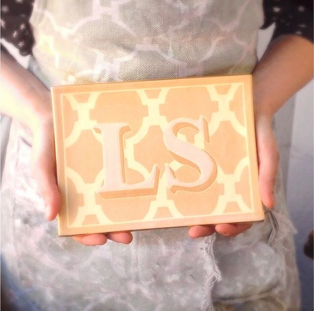 Monogram Letter Tray