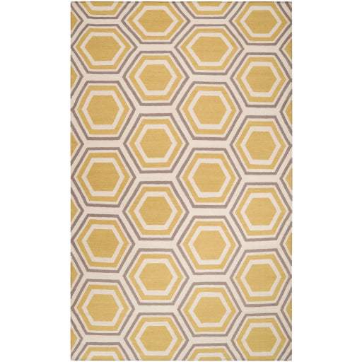 Fallon Hex Rug, Tan