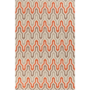 Fallon Rug, Orange/Tan