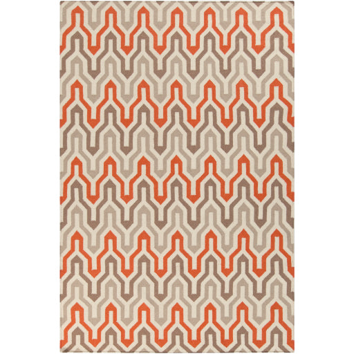 Fallon Rug, Orange/Tan