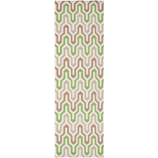 Fallon Rug, Green/Ivory