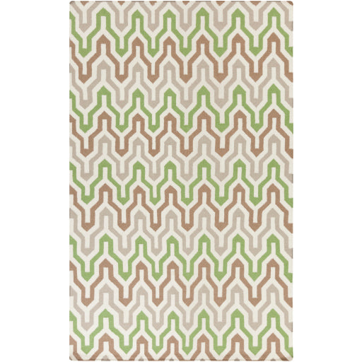 Fallon Rug, Green/Ivory