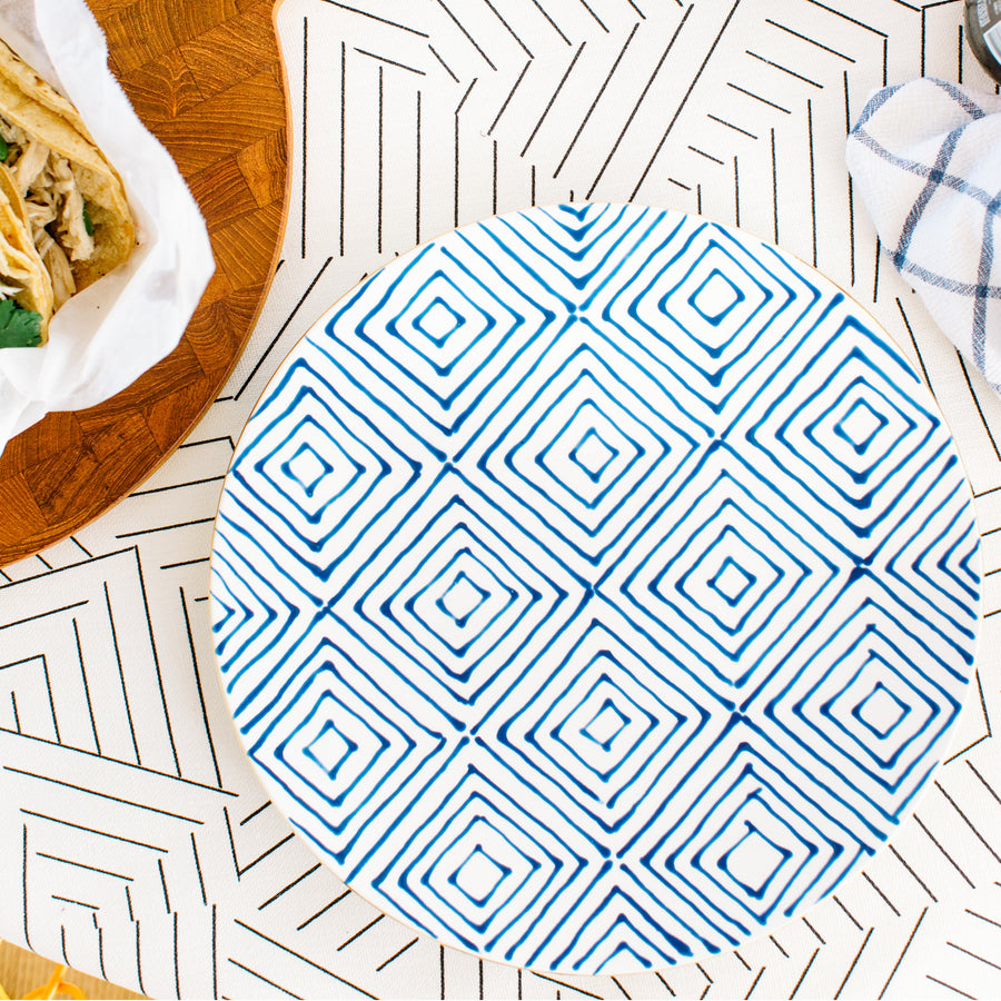 Pencil & Paper Co. Geo Dinner Plate